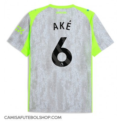 Camisa de time de futebol Manchester City Nathan Ake #6 Replicas 3º Equipamento 2025-26 Manga Curta Camisa de time de futebol Manchester City Nathan Ake #6 Replicas 3º Equipamento 2025-26 Manga Curta
